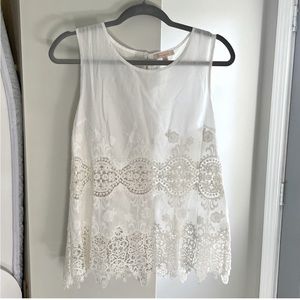Skies Are Blue Laurel Tank - NWOT